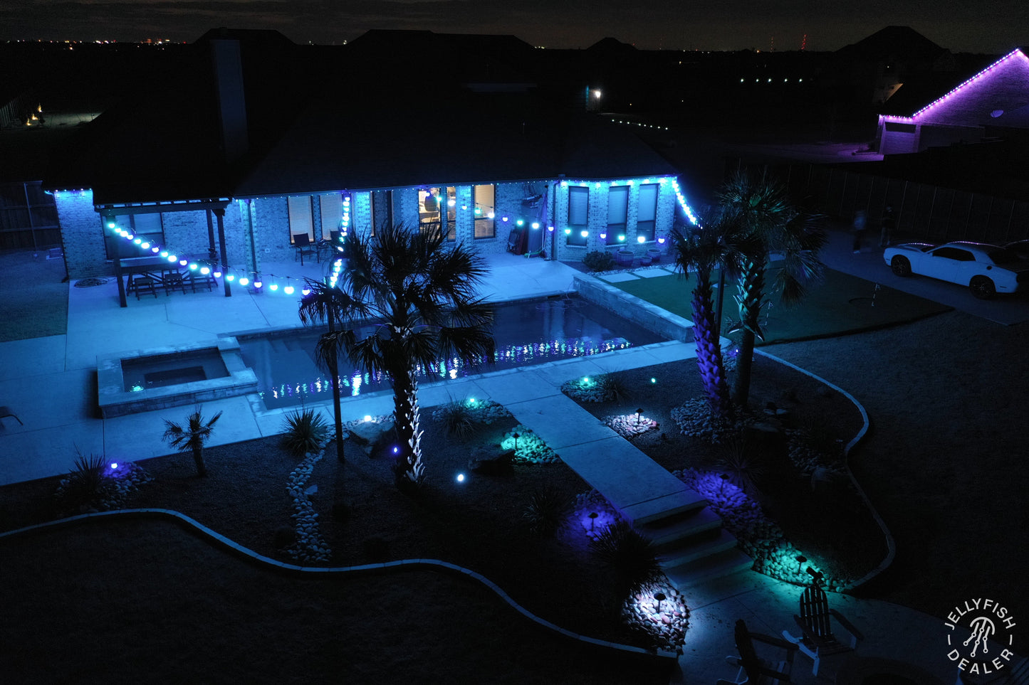 Patio Lighting Strand 20 FT - Cable for 10 Patio Lights