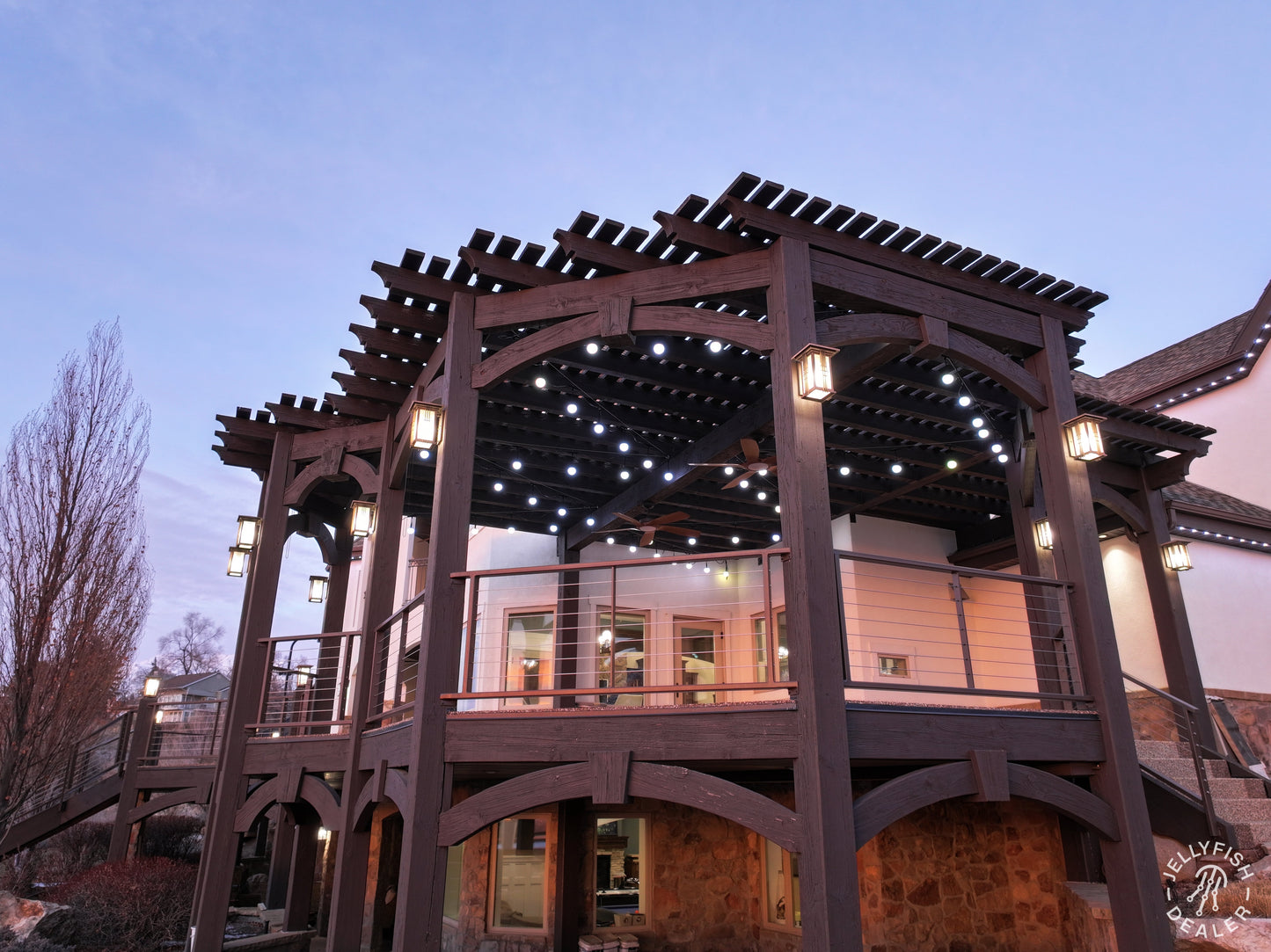 Patio Lighting Strand 20 FT - Cable for 10 Patio Lights